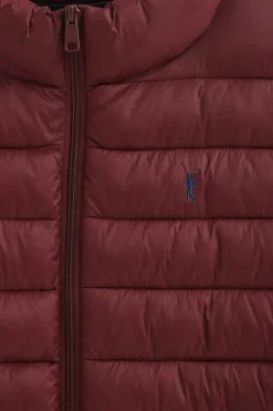 Polo Club Vestes*Veste Chuck Embroidery avec logo Rigby Go Grenat