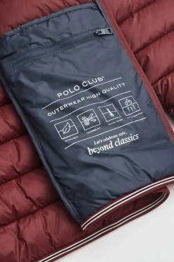 Polo Club Vestes*Veste Chuck Embroidery avec logo Rigby Go Grenat
