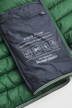 Polo Club Vestes*Veste Chuck Embroidery avec logo Rigby Go Vert Bouteille
