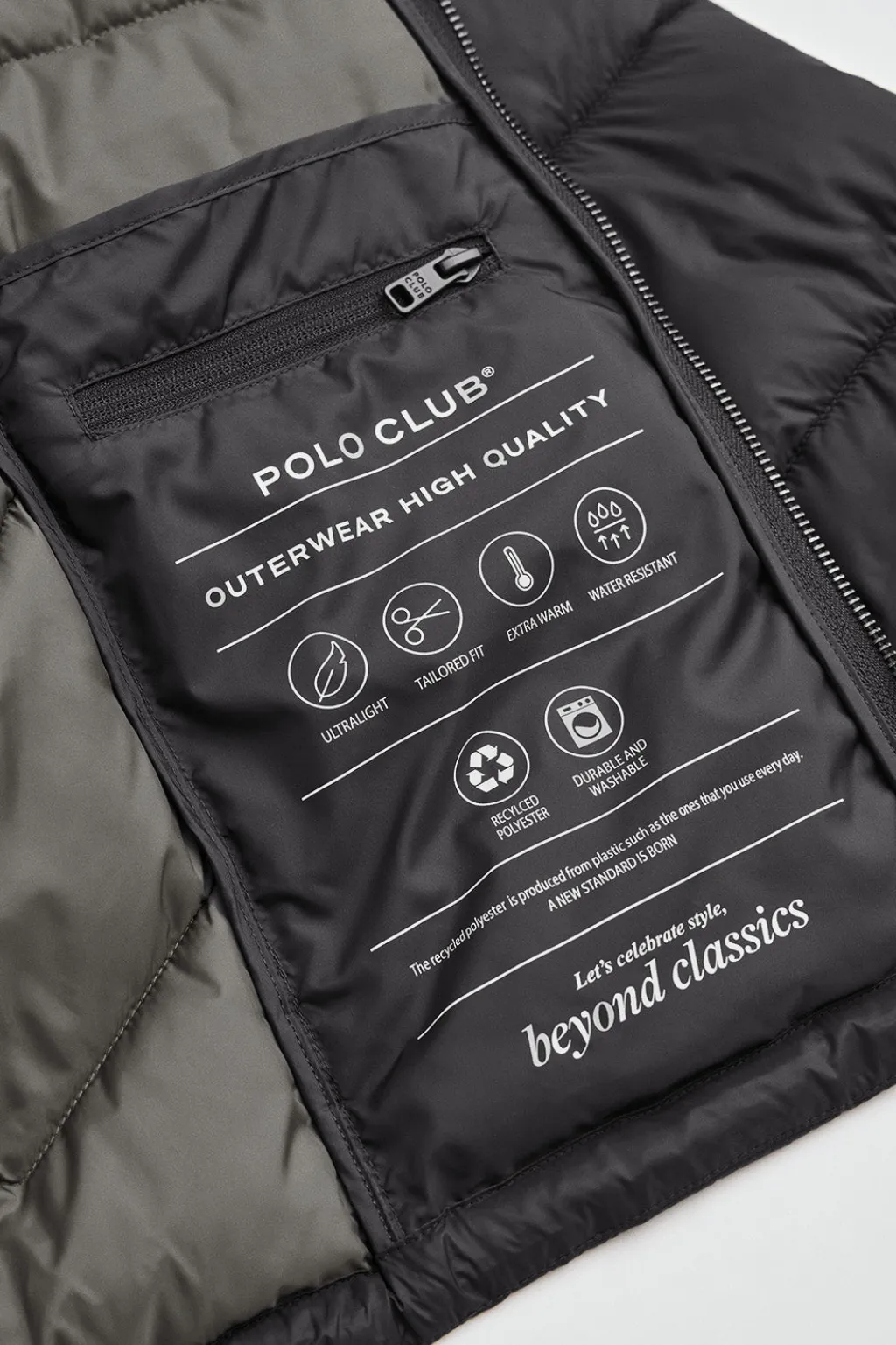 Polo Club Vestes*Veste Ciro e avec logo Noir