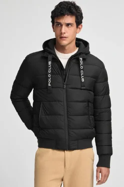Polo Club Vestes*Veste Comet e avec logo Noir