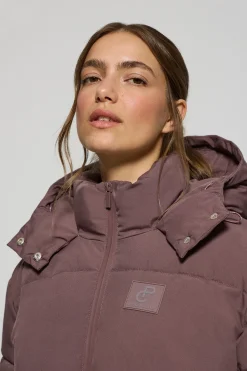Polo Club Vestes*Veste courte Artic avec capuche fixe et détails Rose taupe