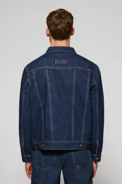 Polo Club Vestes*Veste en jeans Boston avec logo brodé Bleu Indigo