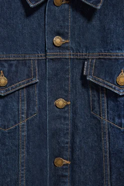 Polo Club Vestes*Veste en jeans Boston avec logo brodé Bleu Indigo