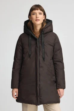 Polo Club Vestes*Veste Gaia réversible marron avec logo Noir-Brun