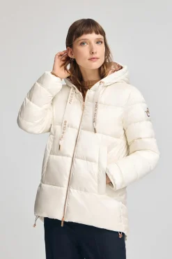 Polo Club Vestes*Veste Ingrid écrue avec logo Beige