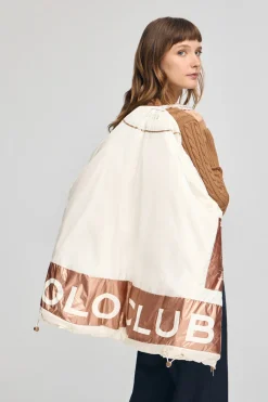 Polo Club Vestes*Veste Ingrid écrue avec logo Beige