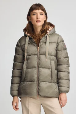 Polo Club Vestes*Veste Ingrid vert kaki avec logo Vert militaire