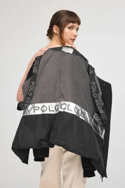 Polo Club Vestes*Veste Iris e avec logo Noir