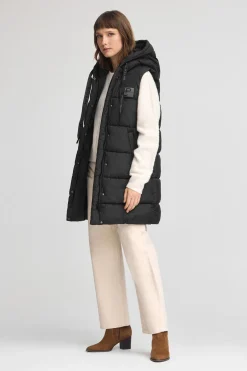 Polo Club Vestes*Veste longue réversible e avec logo Noir
