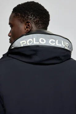 Polo Club Vestes*Veste Macket à capuche fixe et détails Bleu Marine