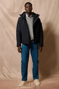 Polo Club Vestes*Veste Macket à capuche fixe et détails Bleu Marine