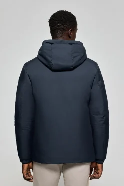 Polo Club Vestes*Veste matelassée bleu Gstaad avec capuche et détails Denim