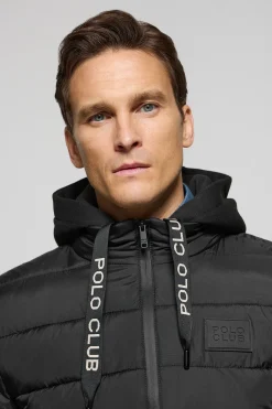 Polo Club Vestes*Veste matelassée e Canyon avec des détails Noir