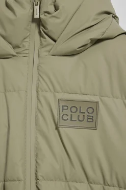 Polo Club Vestes*Veste matelassée Glacier avec capuche fixe et détails Vert