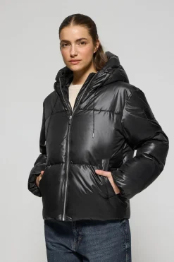Polo Club Vestes*Veste e courte matelassée Sidney avec des détails Noir