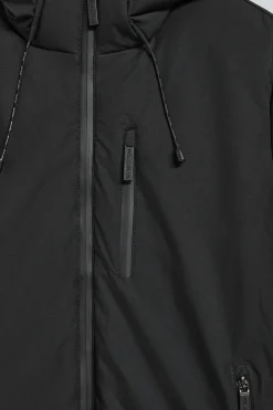 Polo Club Vestes*Veste e Gstaad avec capuche fixe et détails Noir
