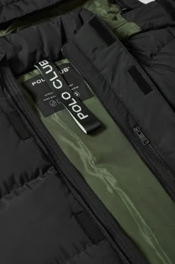 Polo Club Vestes*Veste e Midtown à capuche amovible et détails Noir