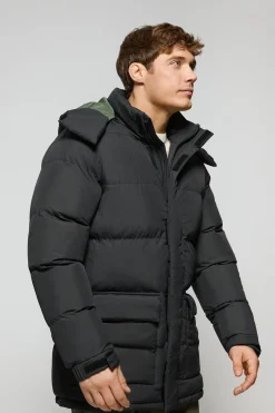 Polo Club Vestes*Veste e Midtown à capuche amovible et détails Noir