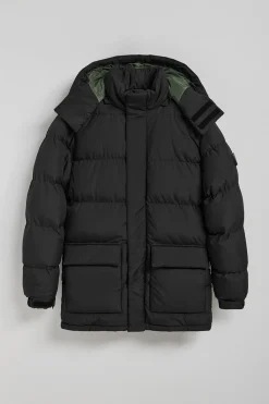 Polo Club Vestes*Veste e Midtown à capuche amovible et détails Noir