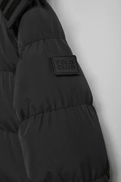 Polo Club Vestes*Veste e Midtown à capuche amovible et détails Noir
