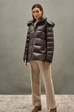 Polo Club Vestes*Veste Ofelia marron avec logo Brun