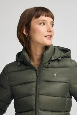 Polo Club Vestes*Veste Salima Embroidery avec logo Rigby Go Vert forêt