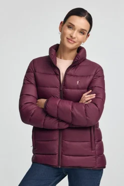 Polo Club Vestes*Veste Salma Embroidery bordeaux avec logo Rigby Go Bourgogne