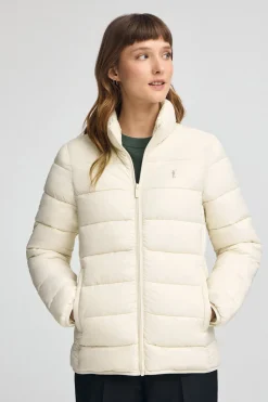 Polo Club Vestes*Veste Salma Embroidery écrue avec logo Rigby Go Beige