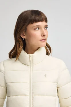 Polo Club Vestes*Veste Salma Embroidery écrue avec logo Rigby Go Beige
