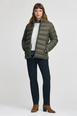Polo Club Vestes*Veste Salma Embroidery avec logo Rigby Go Vert forêt