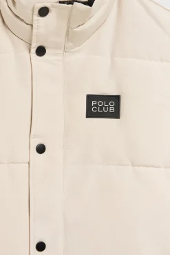 Polo Club Vestes*Veste sans manches matelassée à écusson caoutchouté Beige