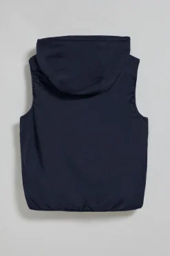 Polo Club Vestes*Veste sans manches légère avec capuche fixe et détails Bleu Marine