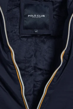 Polo Club Vestes*Veste sans manches légère avec capuche fixe et détails Bleu Marine