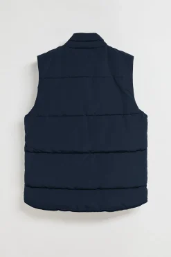 Polo Club Vestes*Veste sans manches e matelassée à écusson caoutchouté Bleu