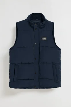Polo Club Vestes*Veste sans manches e matelassée à écusson caoutchouté Bleu