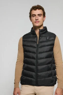 Polo Club Vestes*Veste sans manches Chase ultralight e avec écusson Rigby Go Noir