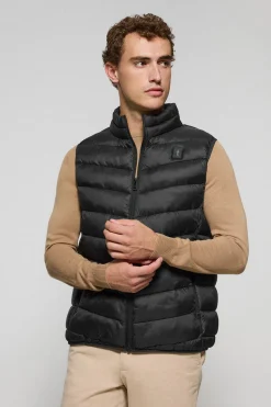 Polo Club Vestes*Veste sans manches Chase ultralight e avec écusson Rigby Go Noir