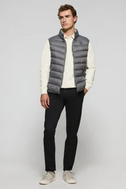 Polo Club Vestes*Veste sans manches Chase ultralight avec écusson Rigby Go Gris Foncé