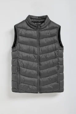 Polo Club Vestes*Veste sans manches Chase ultralight avec écusson Rigby Go Gris Foncé