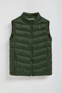 Polo Club Vestes*Veste sans manches Chase ultralight avec écusson Rigby Go Vert Foncé