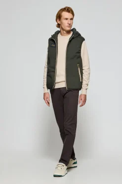 Polo Club Vestes*Veste sans manches légère avec capuche fixe et détails Vert