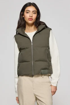 Polo Club Vestes*Veste sans manches matelassée e New York avec écusson Vert