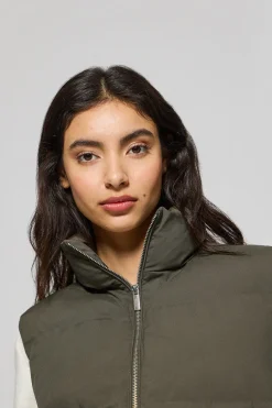 Polo Club Vestes*Veste sans manches matelassée e New York avec écusson Vert