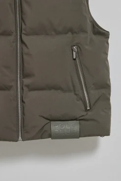Polo Club Vestes*Veste sans manches matelassée e New York avec écusson Vert