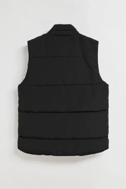 Polo Club Vestes*Veste sans manches e matelassée à écusson caoutchouté Noir