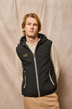 Polo Club Vestes*Veste sans manches e légère avec capuche fixe et détails Noir