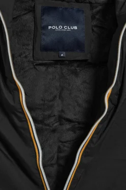 Polo Club Vestes*Veste sans manches e légère avec capuche fixe et détails Noir