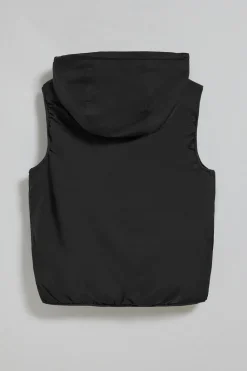 Polo Club Vestes*Veste sans manches e légère avec capuche fixe et détails Noir