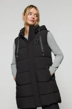 Polo Club Vestes*Veste sans manches e Tokio avec capuche amovible et détails Noir